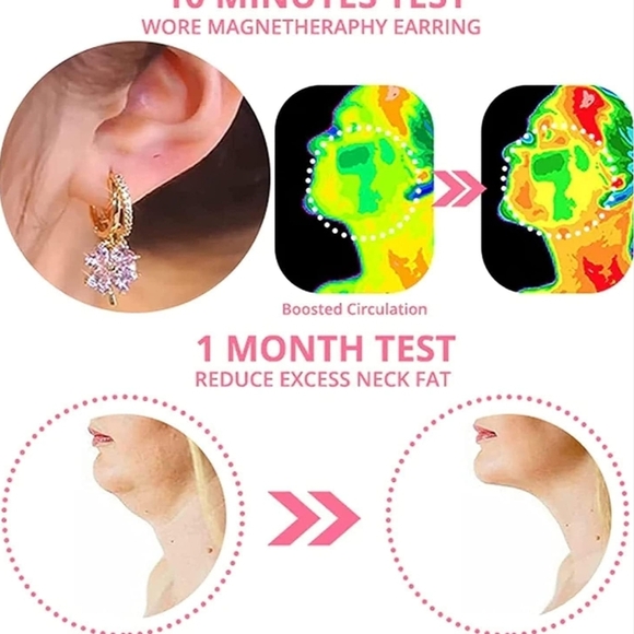 14K Gold Plated Full Diamond Zircon Hoop Earrings for Women - Picture 2 of 6